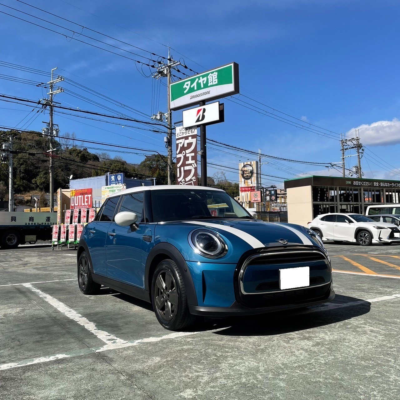 新型ミニ クーパーDにスタッドレス取付♪ | 店舗おススメ情報