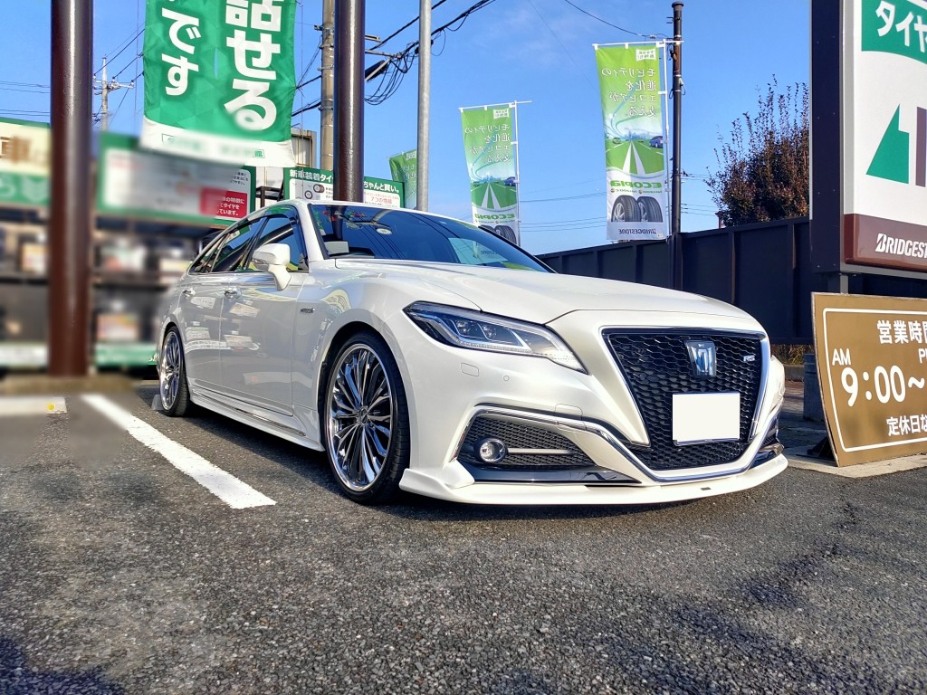 クラウン車高調取り付け | 店舗おススメ情報 | タイヤ館 金沢西