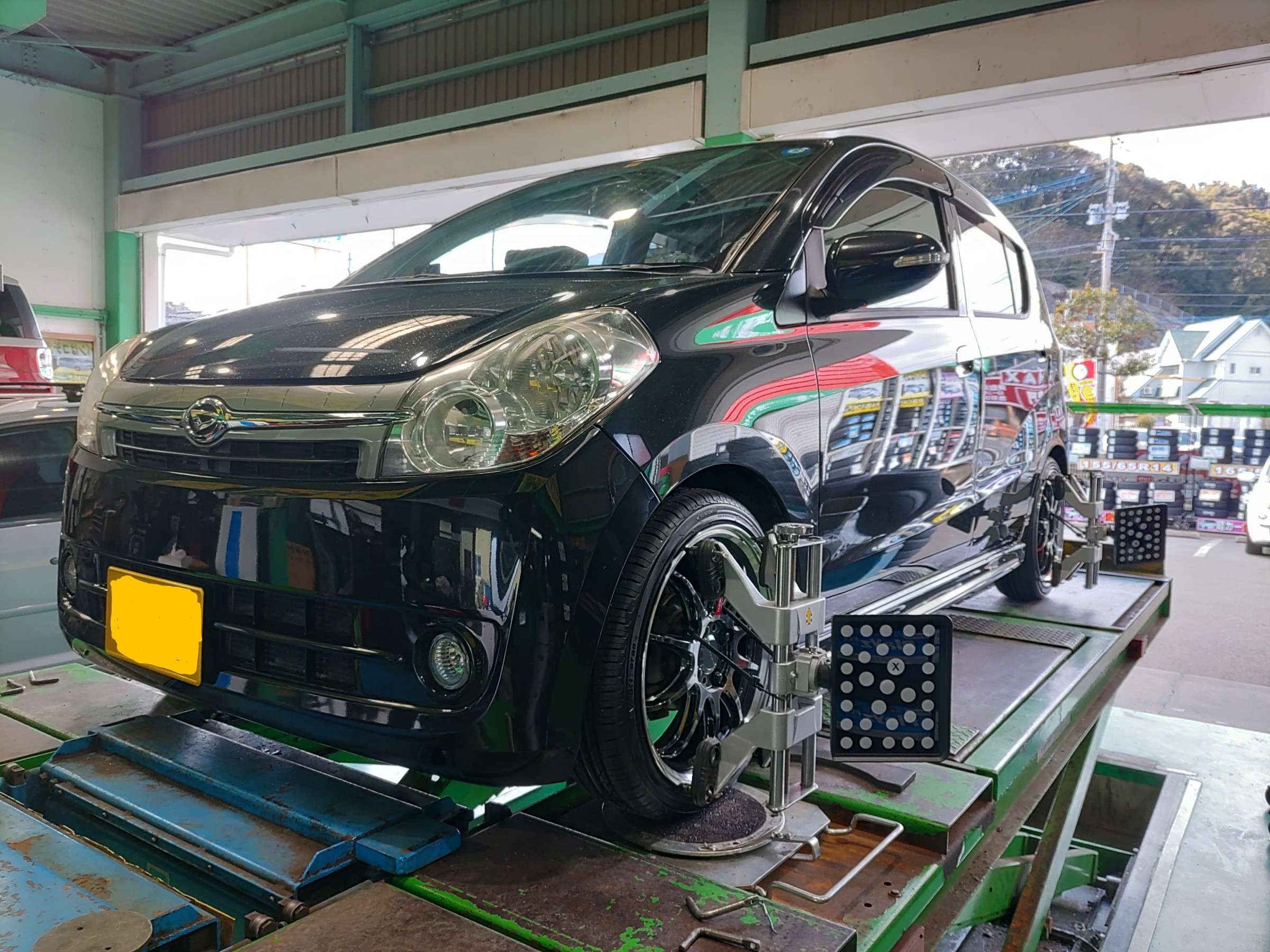 DAIHATSU ﾐﾗ タイヤホイール交換 | ダイハツ ミラ ホイール タイヤ