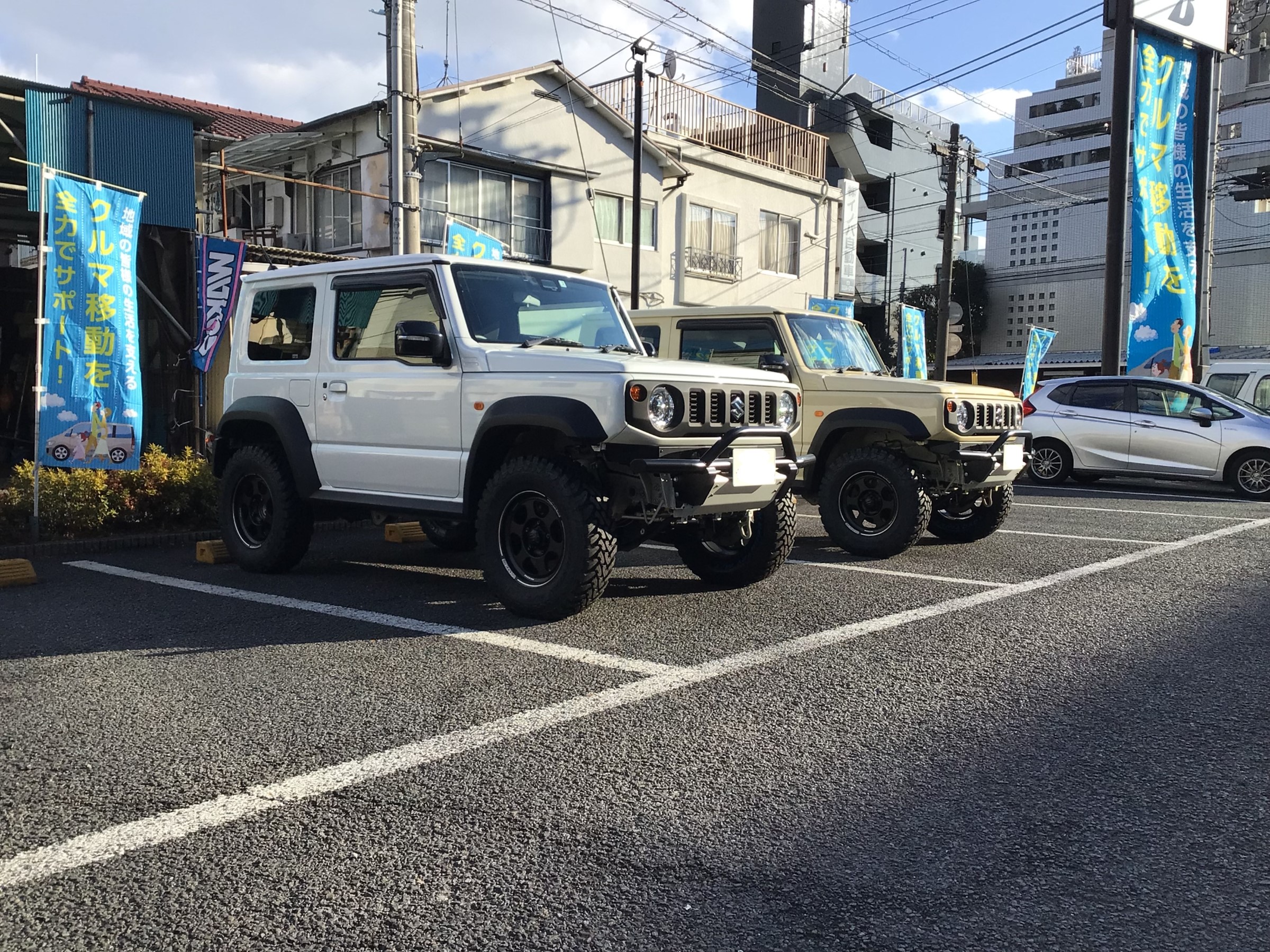 ジムニーシエラ JB74W タイヤホイール交換 | スズキ ジムニーシエラ