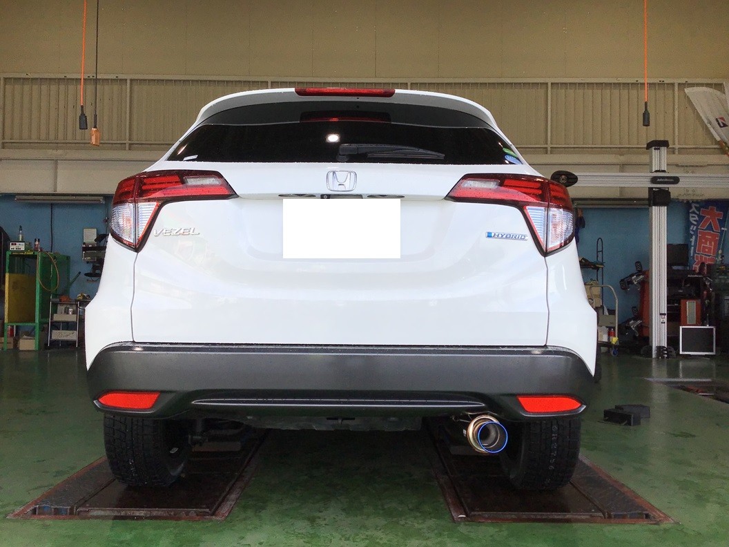 ◇HONDA ヴェゼル マフラー交換(動画有り)◇ | ホンダ ヴェゼル