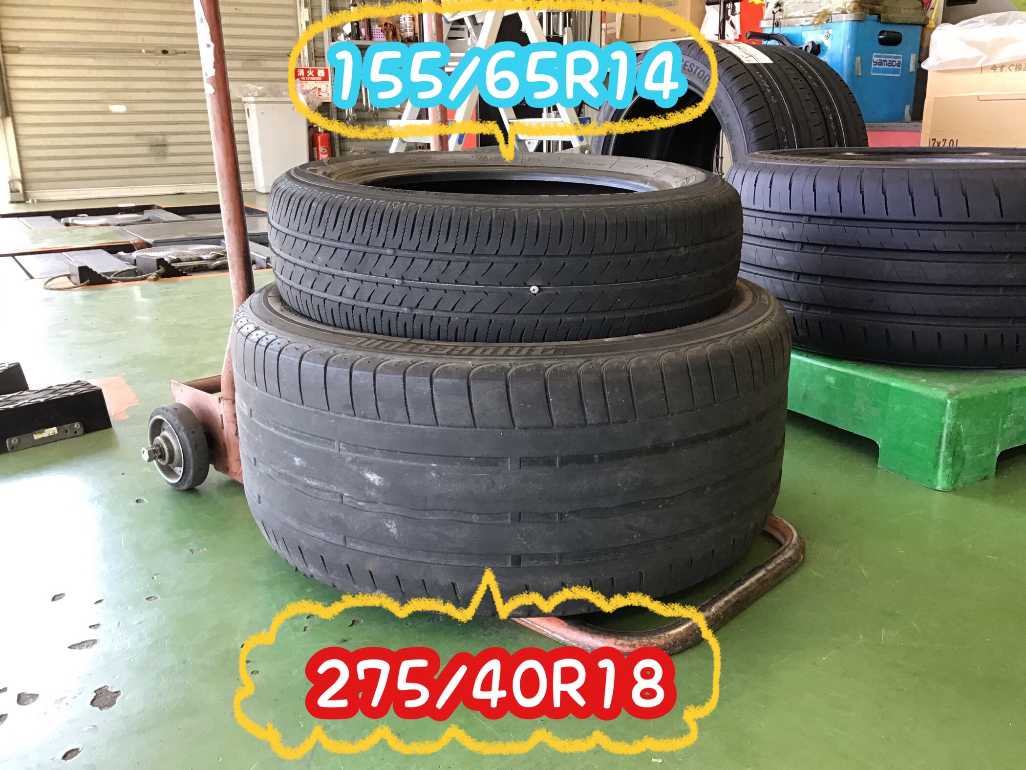 BMW530i ホイール ランフラットタイヤ POTENZA 245/40R18