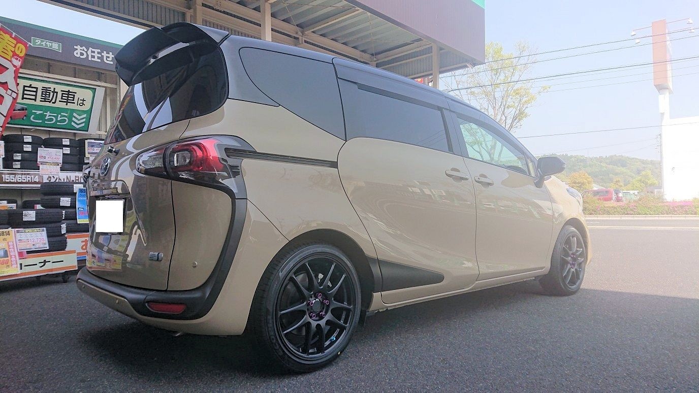 シエンタ WORK EMOTION CR Kiwami 取付 | トヨタ シエンタ ホイール