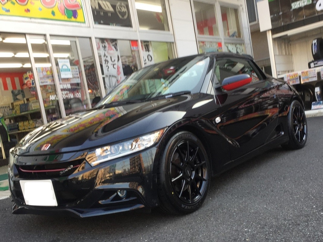 S660 X POTENZA SW-010 & RE-71RS | ホンダ S660 ホイール タイヤ