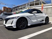 S660 モデューロ　ホイール 高剛性」じゃなく「たわむ」ホイール！ S660モデューロXの足もと