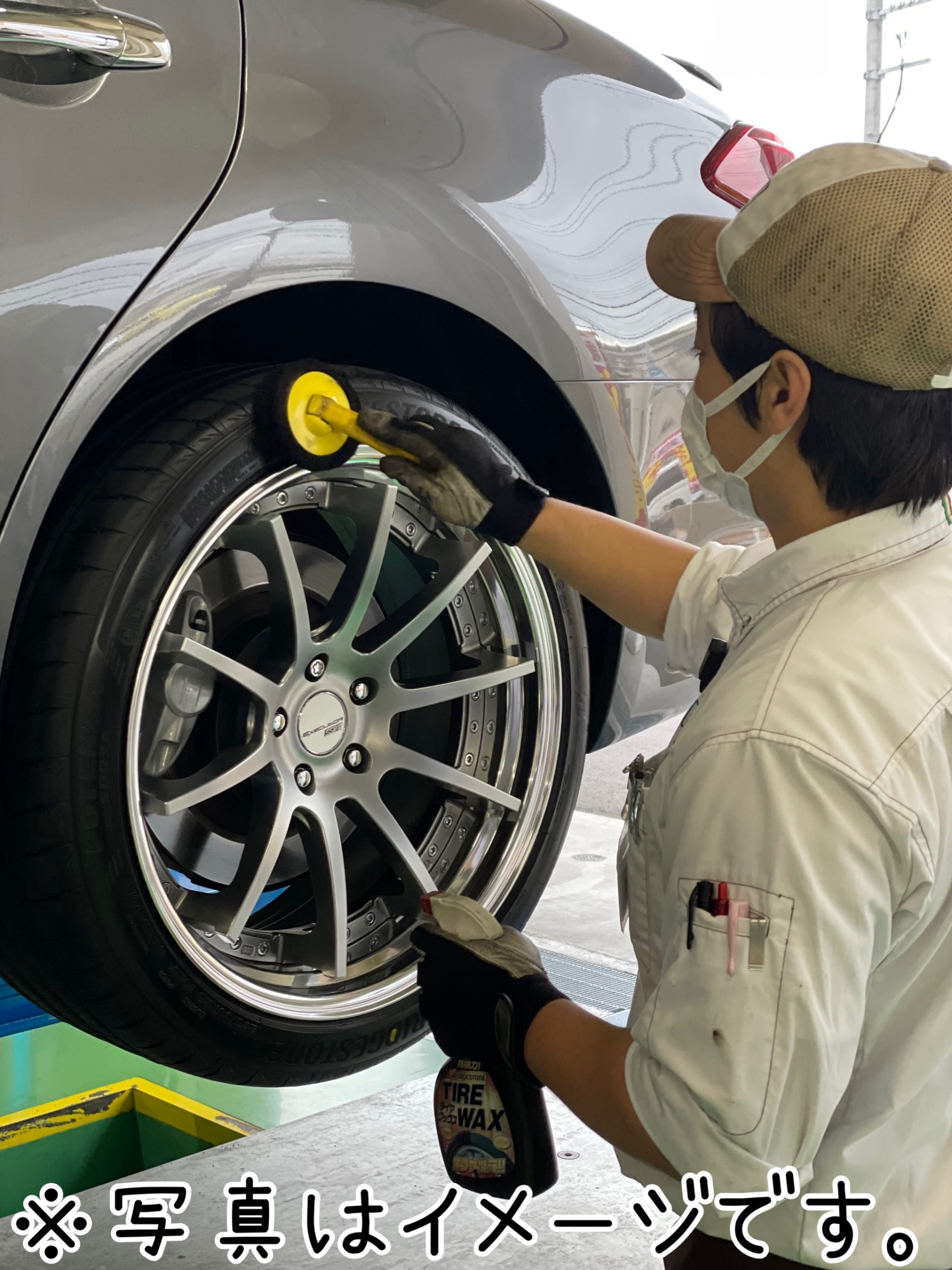 スズキ MRワゴン MF33S タイヤ交換・空気圧センサーTPMS取付 | タイヤ