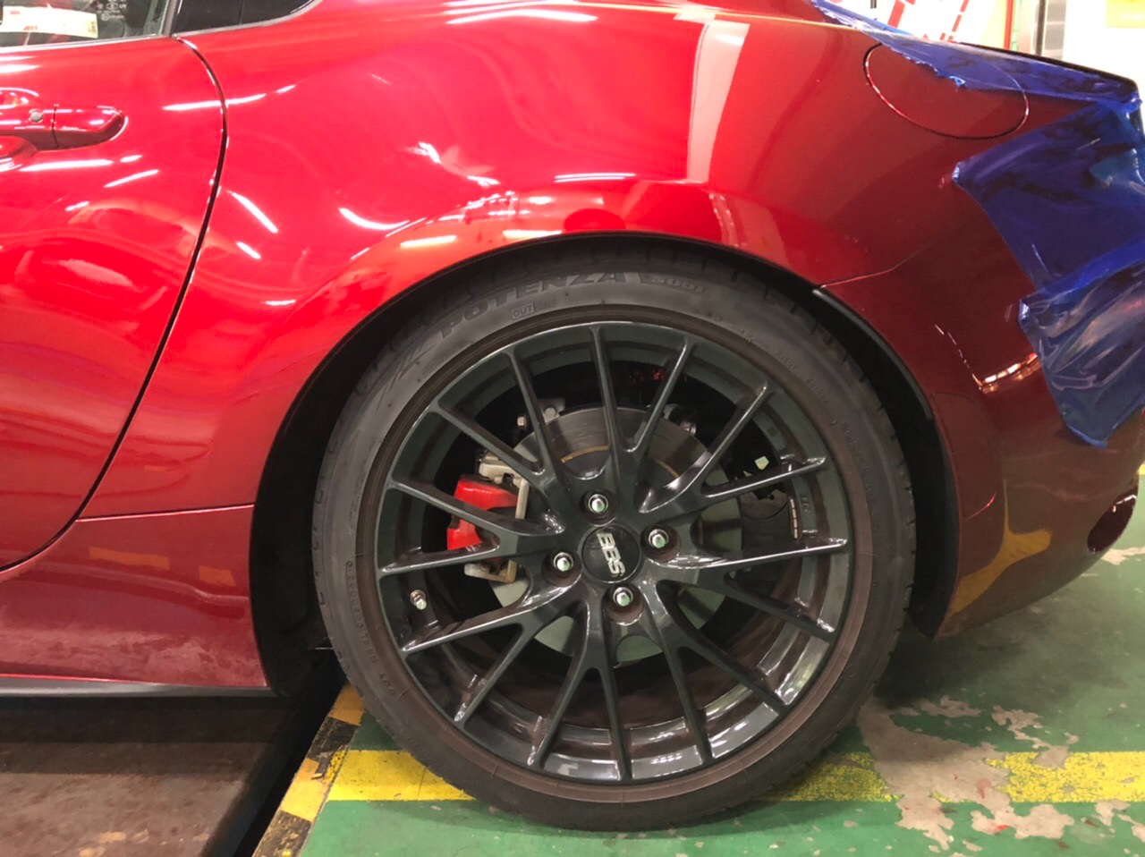 マツダ NDロードスターに車高調取り付け、アライメント調整！ | 店舗お