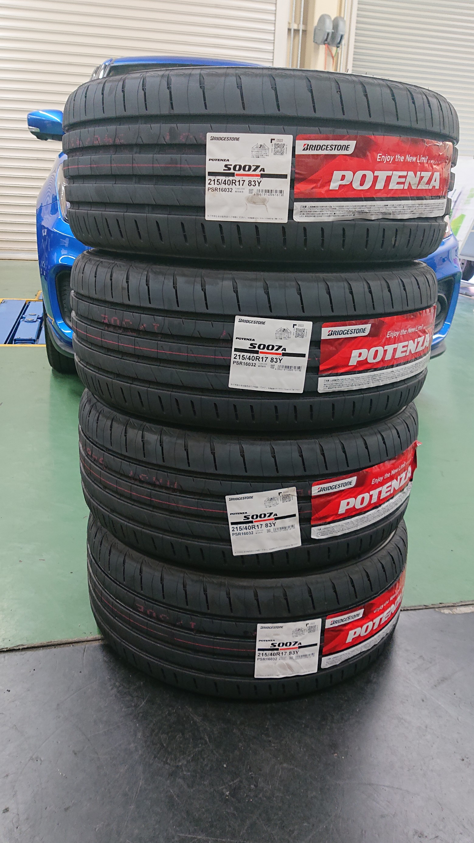 ZC33S・スイフトスポーツにレイズTBRイタル020S、ポテンザS007Aを装着