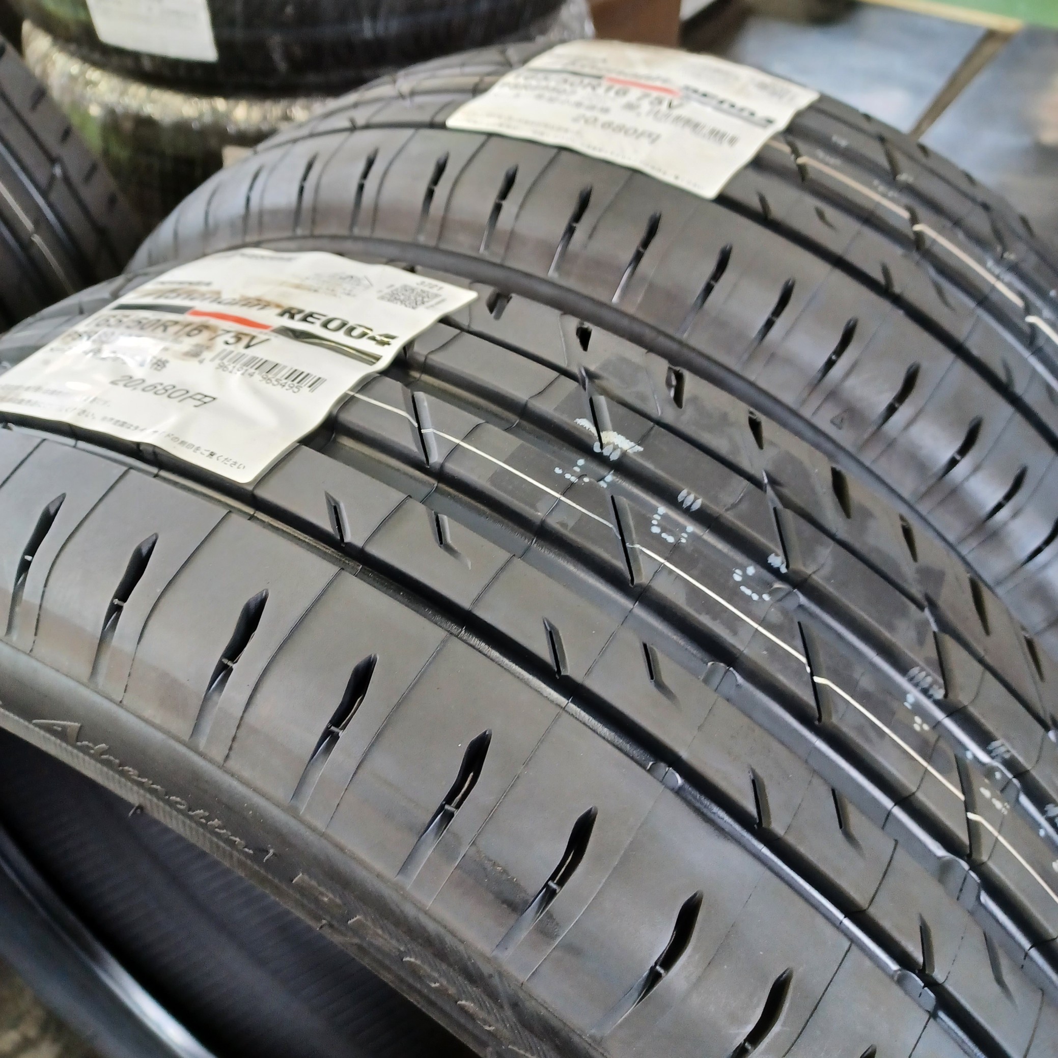 タイヤ交換·165/50R16·ポテンザ·アドレナリン·ダイハツ·タントカスタム
