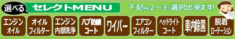 セレクトメニュー