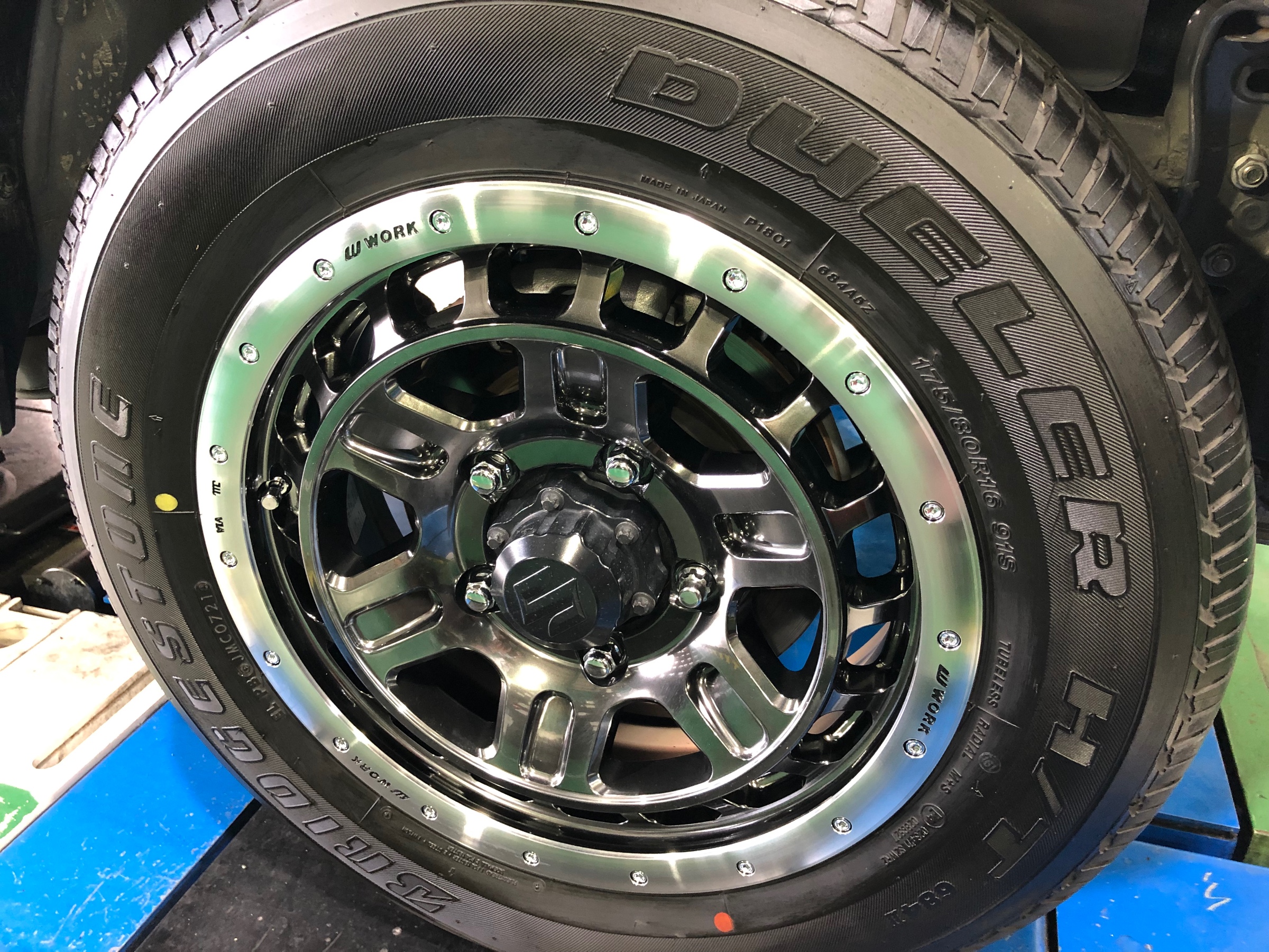◇SUZUKI ジムニーにwork ホイール取り付け | 店舗おススメ情報