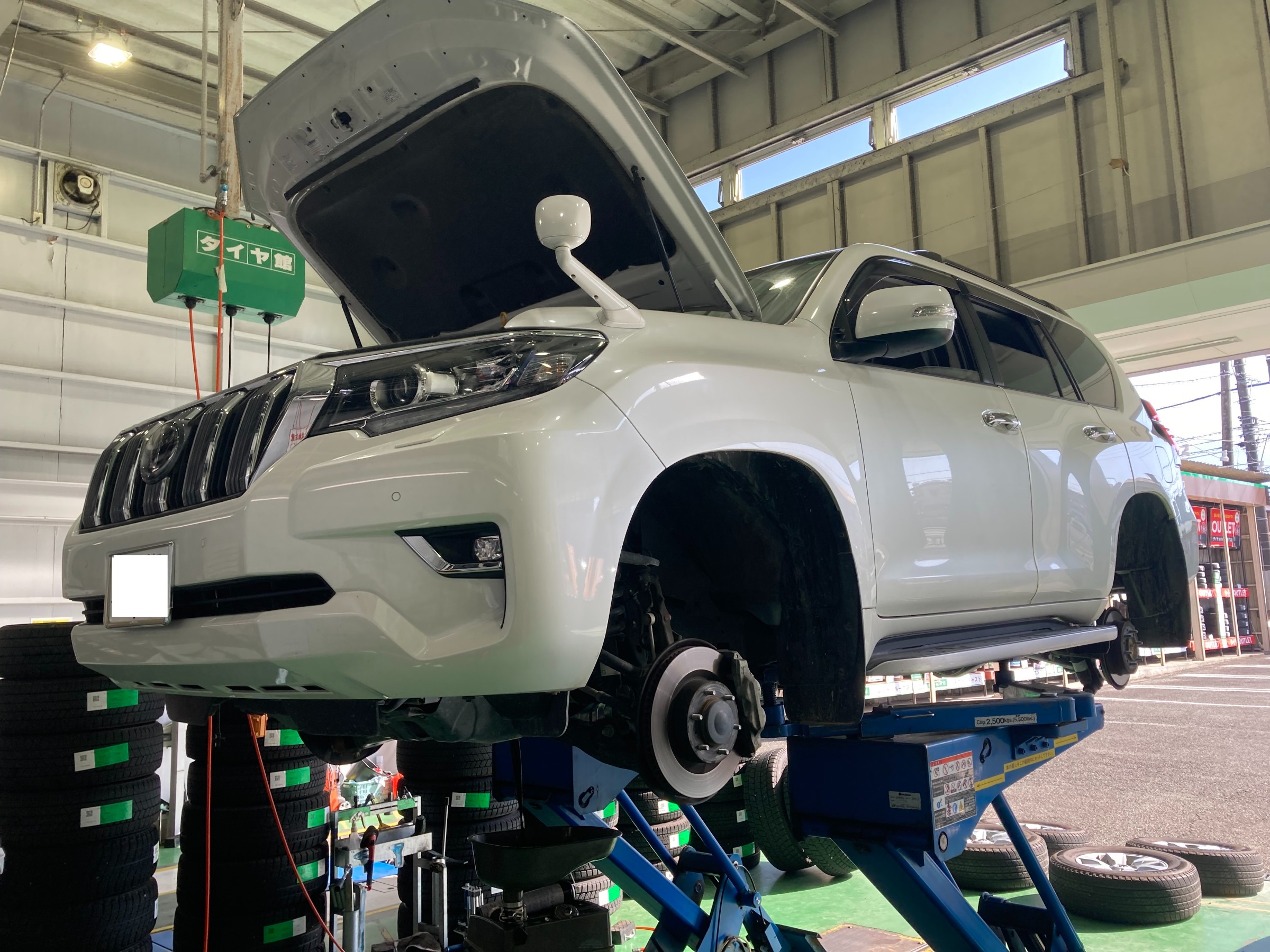ランドクルーザープラド GDJ150W型 エンジンオイル交換 | 店舗お