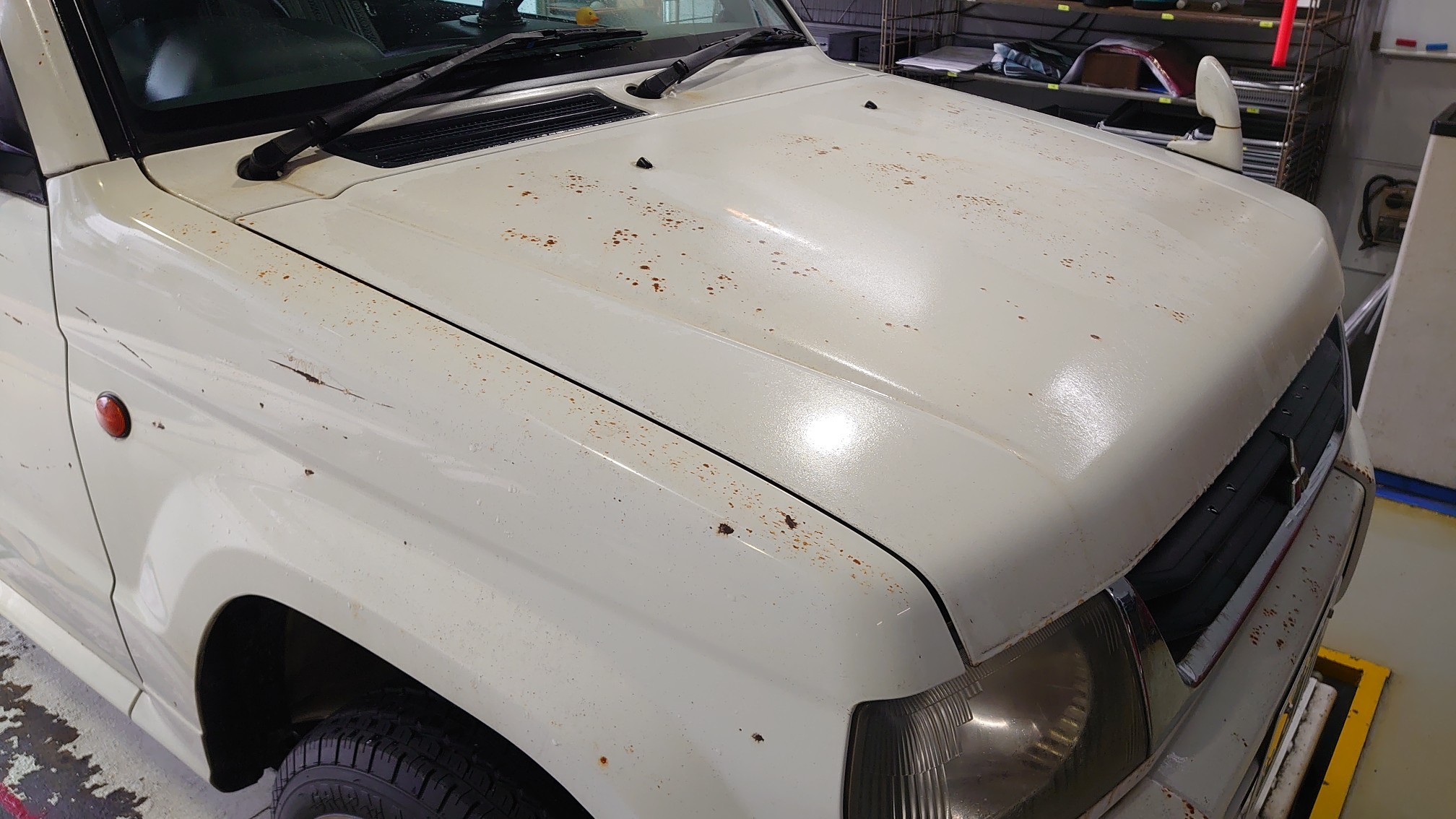 三菱 パジェロミニ アライメント測定 調整 作業事例 タイヤ館 柏 千葉県のタイヤ カー用品ショップ タイヤからはじまる トータルカーメンテナンス タイヤ館グループ