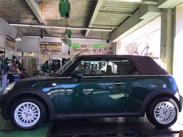 BMW MINI (R56)ホイールセットお取り付け。 | 店舗おススメ情報 BMW MINI (R56)ホイールセットお取り付け。 | 店舗おススメ情報