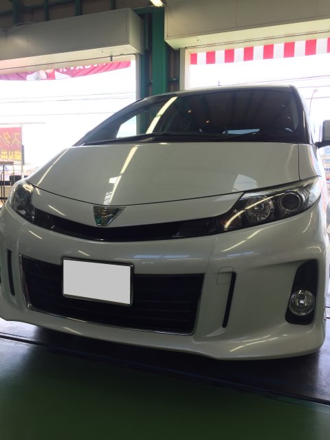 アイドリングストップ車用バッテリー 在庫してます トヨタ エスティマ メンテナンス商品 パーツ取付 各種用品取付 スタッフ日記 タイヤ館 土山 タイヤからはじまる トータルカーメンテナンス タイヤ館グループ