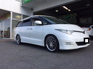 エスティマ（50系）にアルミホイール取り付け！ | 店舗おススメ情報 