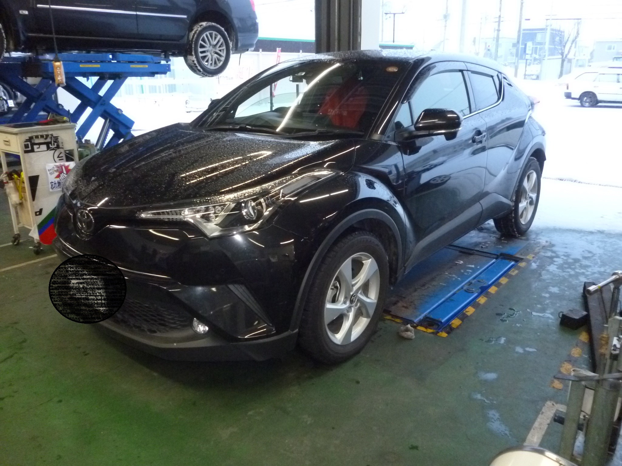 ｃ ｈｒ 車高上げ トヨタ C Hr サービス事例 タイヤ館 千歳 タイヤからはじまる トータルカーメンテナンス タイヤ館グループ
