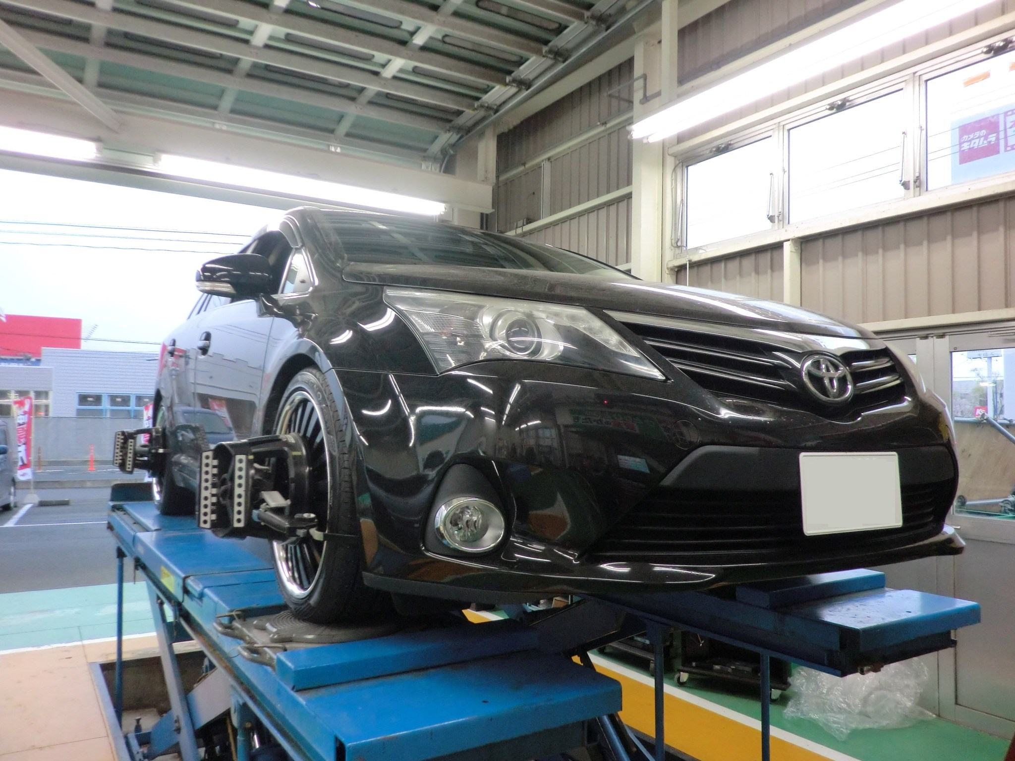 アベンシス タイヤ交換 アライメント タイヤ長持ちプラン トヨタ アベンシスワゴン タイヤ タイヤ ホイール関連 4輪トータルアライメント調整 サービス事例 タイヤ館 水沢 タイヤからはじまる トータルカーメンテナンス タイヤ館グループ