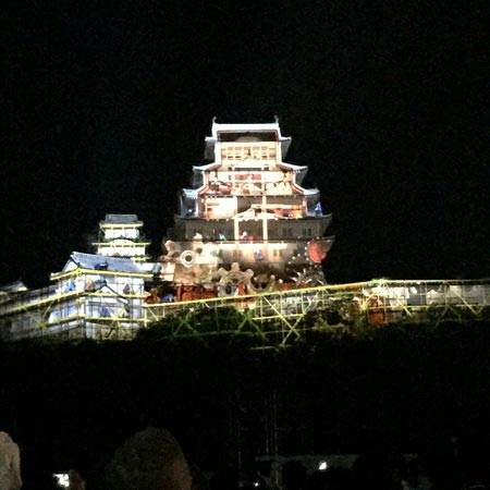 姫路城３dプロジェクションマッピング スタッフ日記 タイヤ館 土山 タイヤからはじまる トータルカーメンテナンス タイヤ館グループ