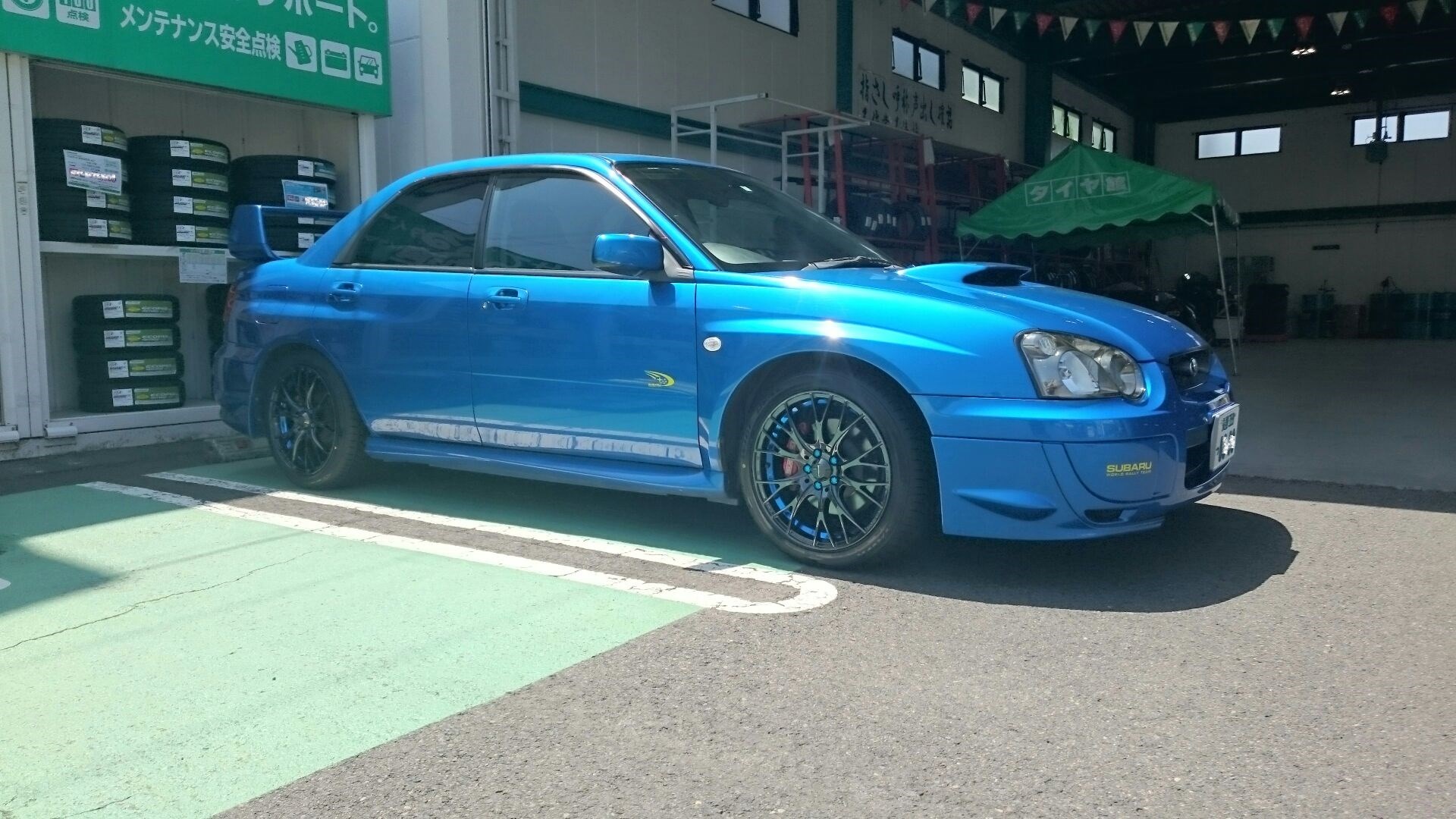 インプレッサｗｒｘとホイール スバル インプレッサ ホイール スタッフ日記 タイヤ館 上田 タイヤからはじまる トータルカーメンテナンス タイヤ館グループ