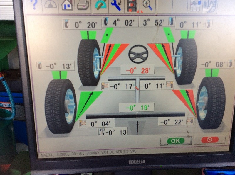 アライメント結果