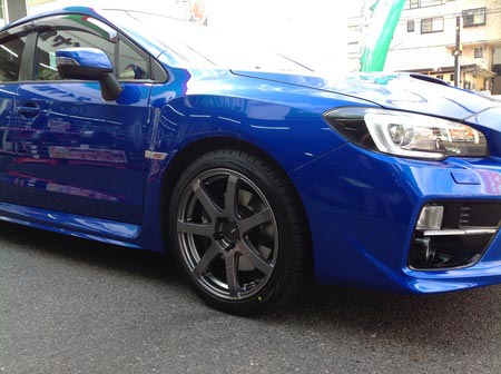 新型WRX STIにスタッドレスタイヤ＆ホイール装着 | 店舗おススメ