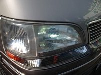 100系ハイエースLEDヘッドライトに交換です！ | 店舗おススメ