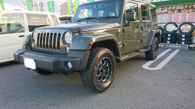 JEEPラングラー ｘ BSJアルミホイール ｘ ブリザック スタッドレス 