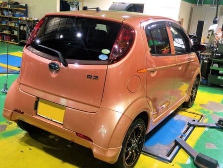 Ｒ２ タイヤホイールセット取付♪ | スバル R2 タイヤ タイヤ