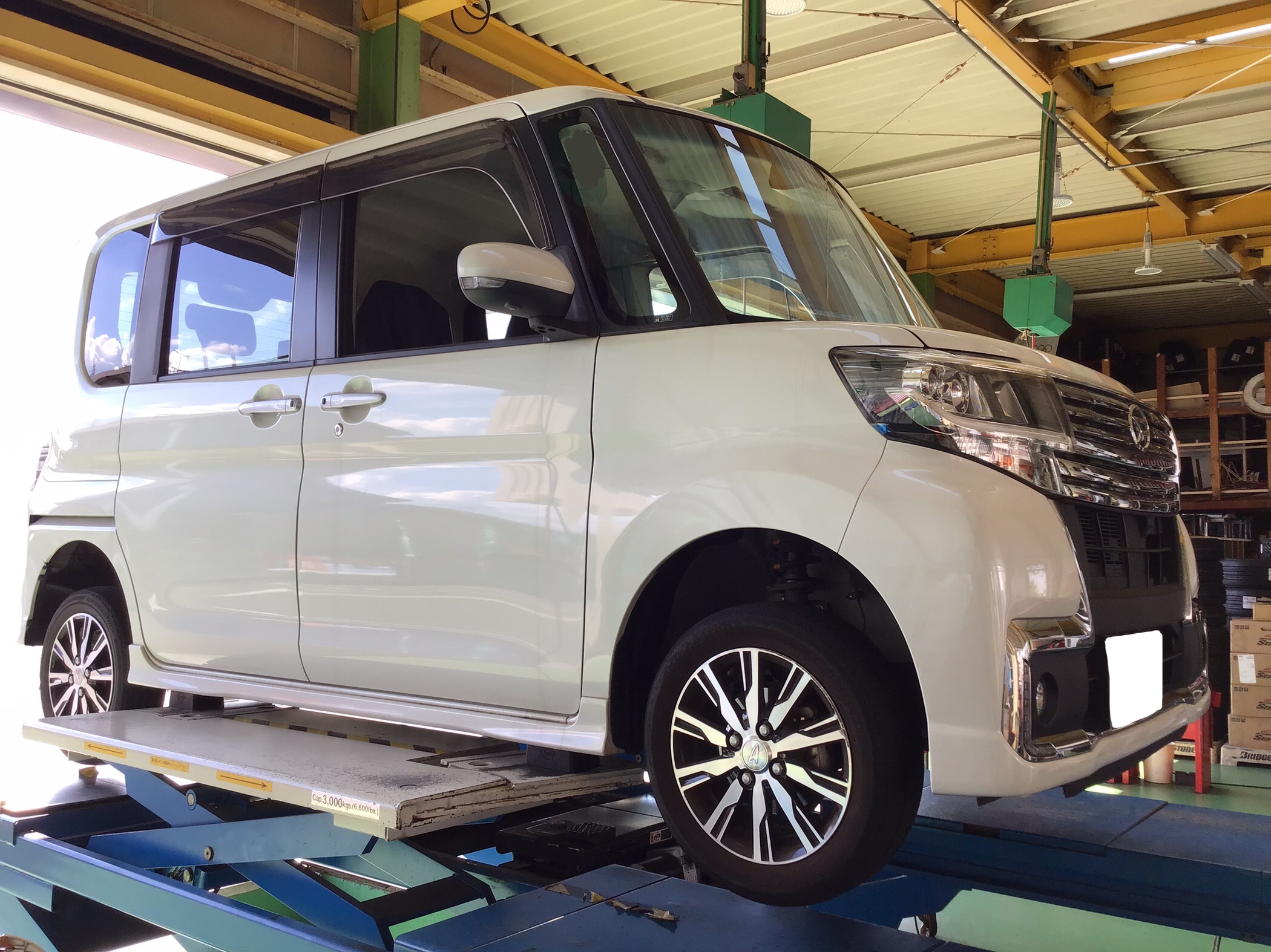 タント タイヤ・ホイールSET交換ですｯ！ | 店舗おススメ情報