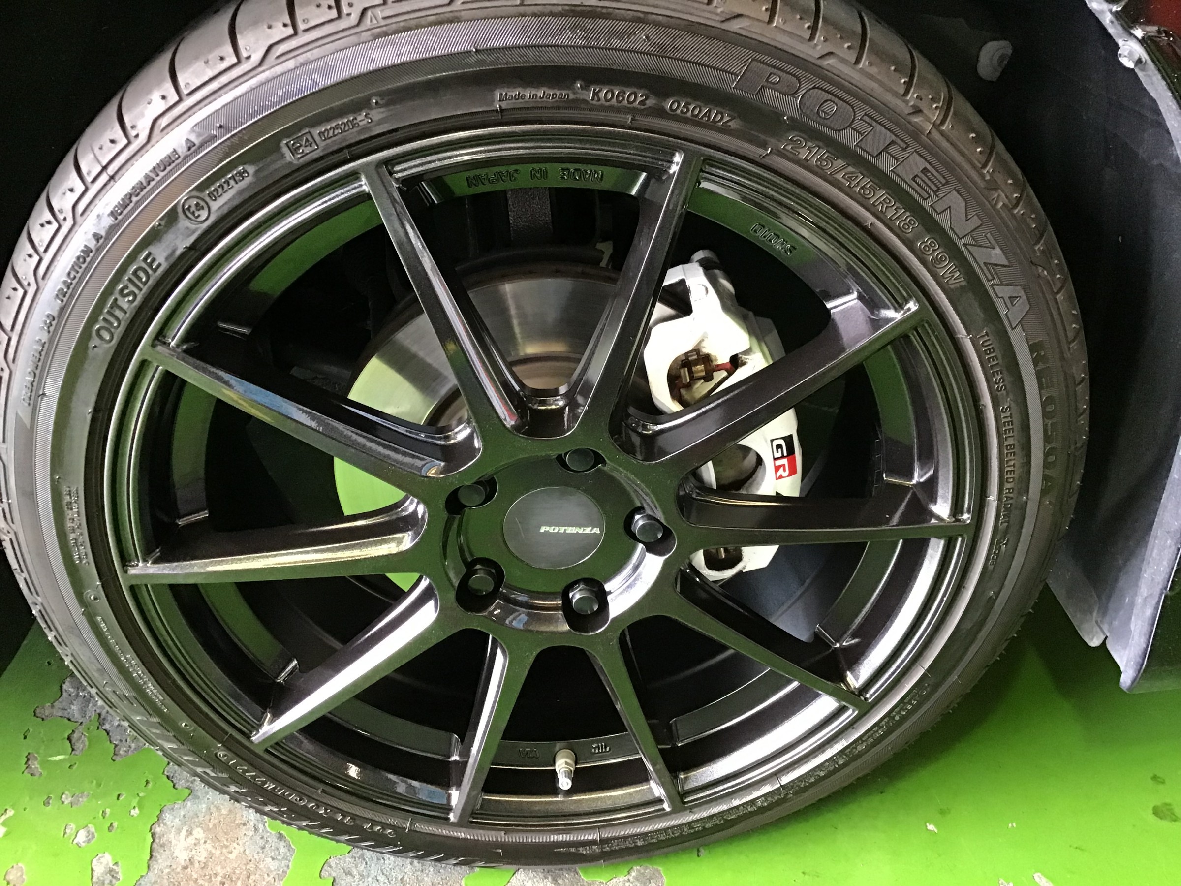 トヨタ・ GR VOXY】POTENZA SW010 18インチホイール装着