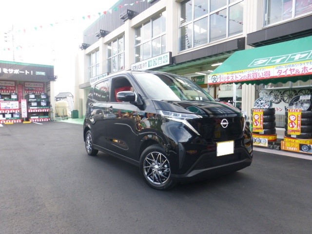 日産 SAKURA】ホイール交換 | サービス事例 | タイヤ館 阿見 | 茨城県