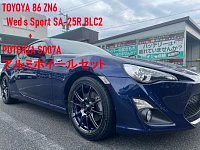【送料込み】WedsSport SA-72R タイヤ付86 BRZ レガシィなど 送料込み】WedsSport SA-72R タイヤ付86 BRZ レガシィなど
