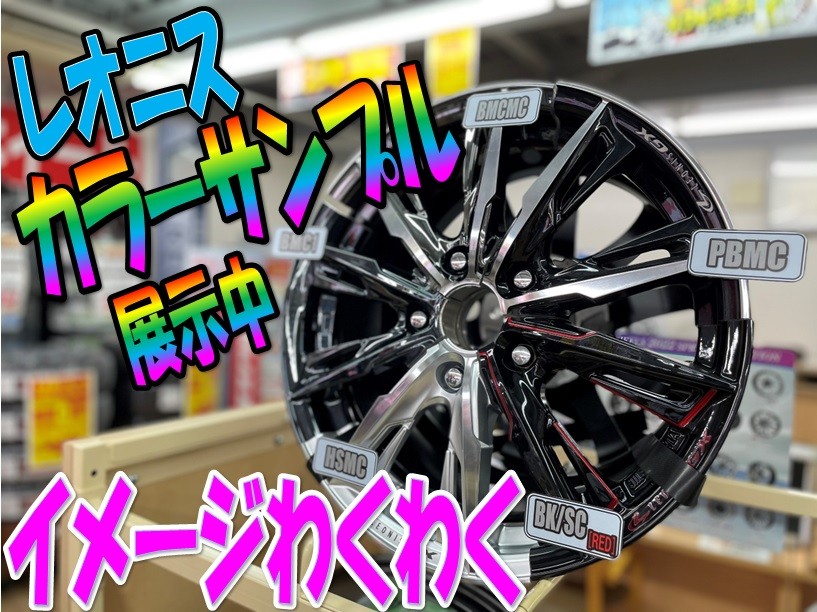 カラーサンプル3 ホイール】 人気のレオニス♪ カラーサンプル展示中！ | 店舗おススメ