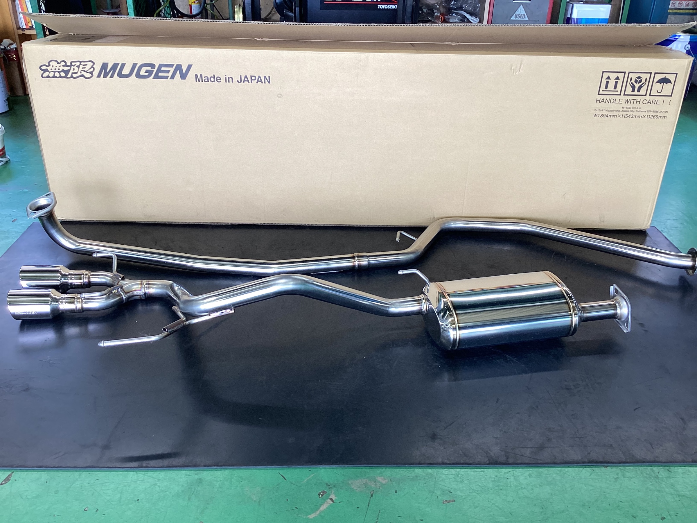 ホンダ　N-BOX JF3 無限　スポーツ　マフラー　エキゾーストシステム 無限（MUGEN） スポーツエキゾーストシステム フィニッシャーレス N