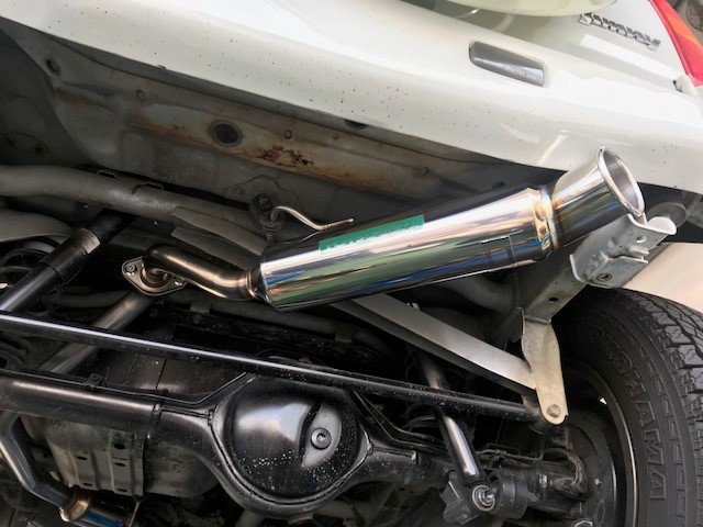 ジムニー ＪＢ23 マフラー交換 ＡＰＩＯ 静香御前マフラー | サービス