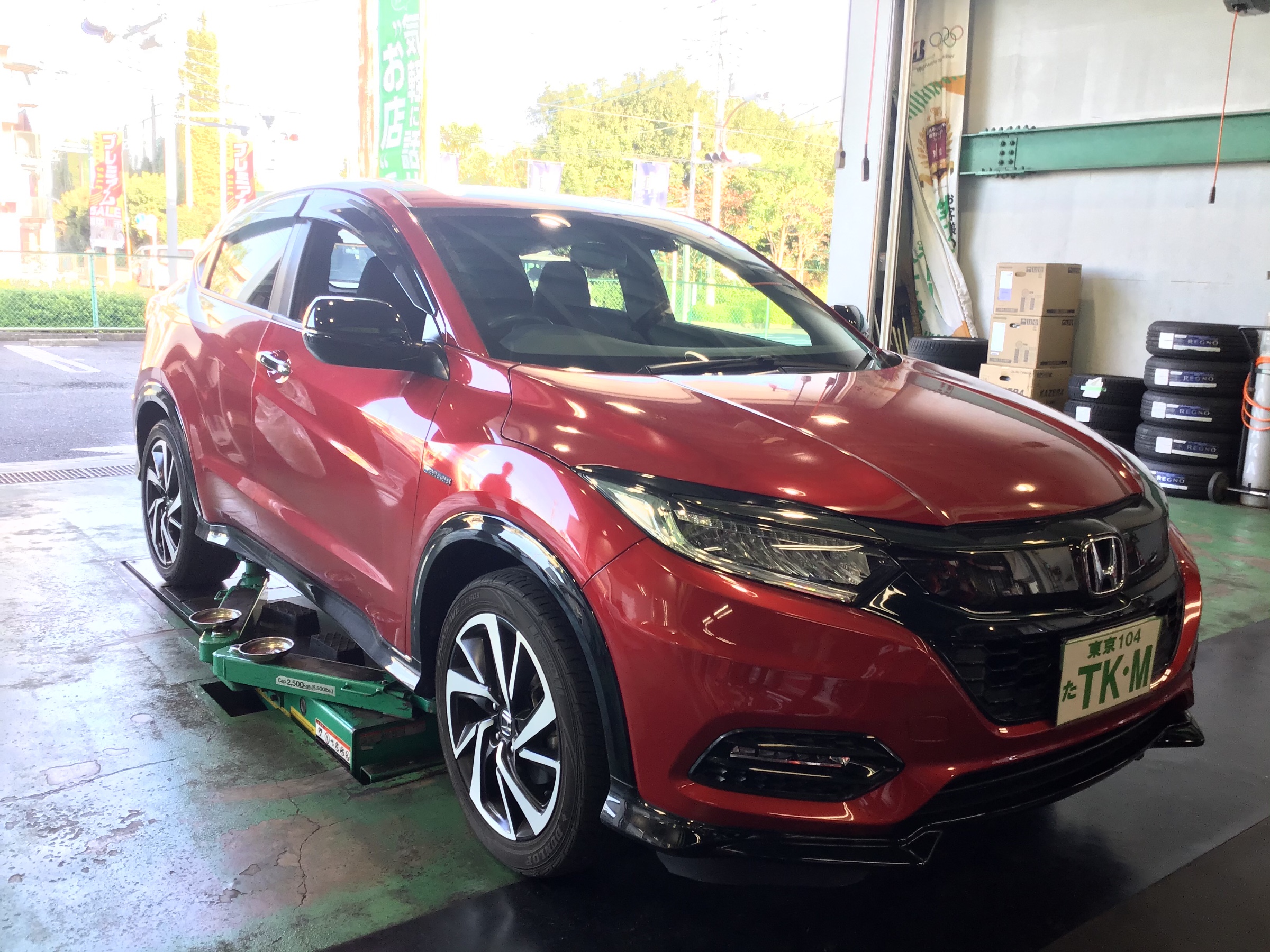 ブリヂストンのSUV専用タイヤ アレンザ LX100 ホンダ ヴェゼル
