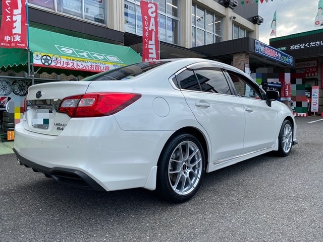 スバル BN9 レガシィB4】タイヤホイール！BBS × レグノ！お取付です