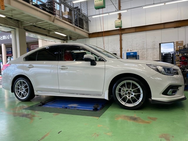 スバル BN9 レガシィB4】タイヤホイール！BBS × レグノ！お取付です