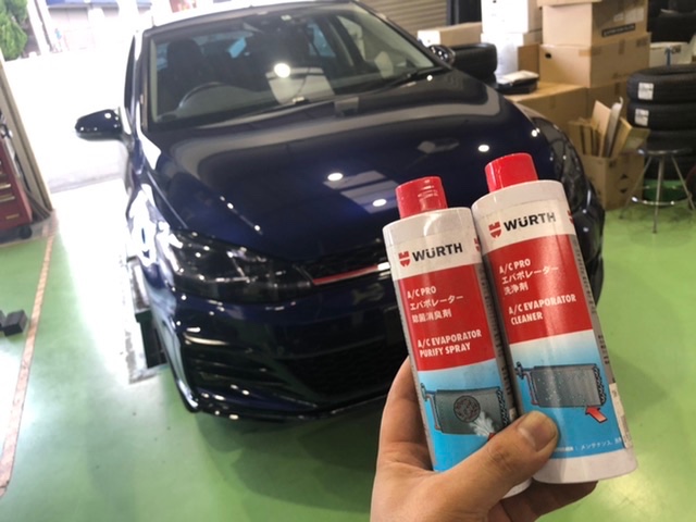 Volkswagen Golf7 5 ヴァリアント エバポレーター洗浄をしましたっ フォルクスワーゲン ゴルフ7 メンテナンス商品 技術サービス施工事例 タイヤ館 福岡東 タイヤからはじまる トータルカーメンテナンス タイヤ館グループ