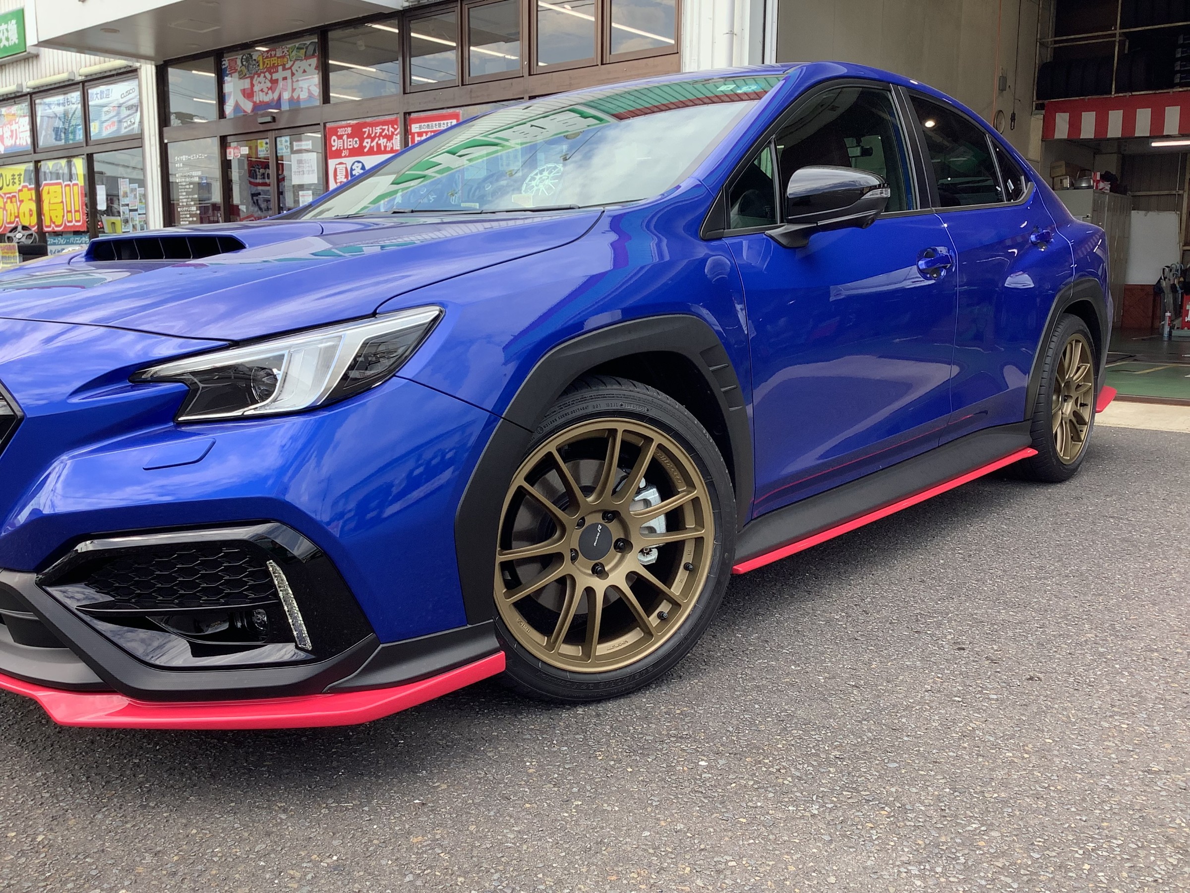 タイヤ交換対象】スバル WRX S4 VAG ENKEI エンケイチューニング FC01