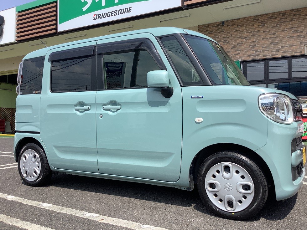 タイヤ交換　スズキ　スペーシア