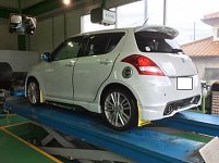zc32s モンスタースポーツ　マッドフラップ４輪セット　リアショートタイプ 楽天市場】スイフトスポーツ ZC32S マッドフラップ リヤ