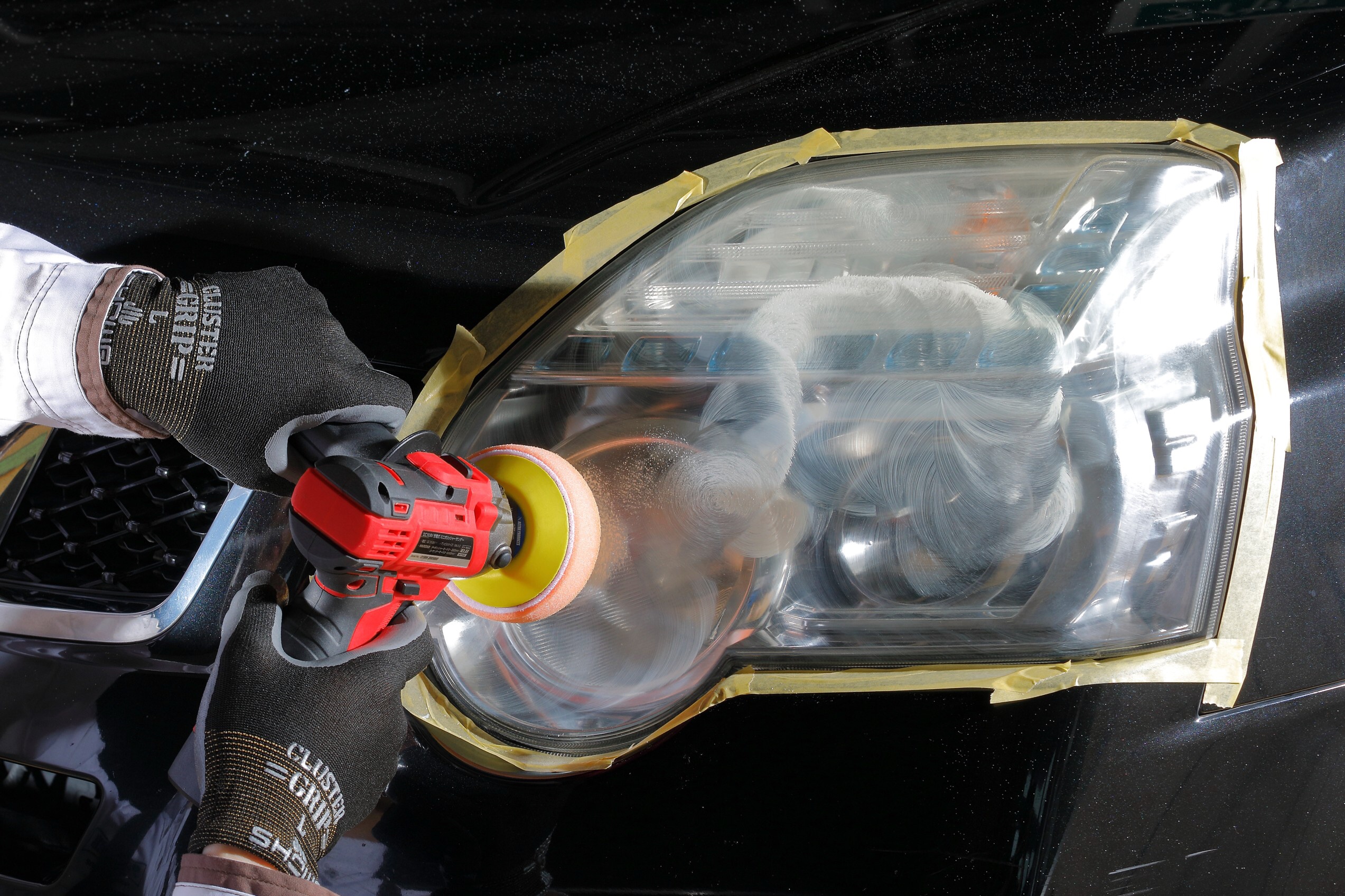 ヘッドライトクリーニング　ヘッドライトコーティング