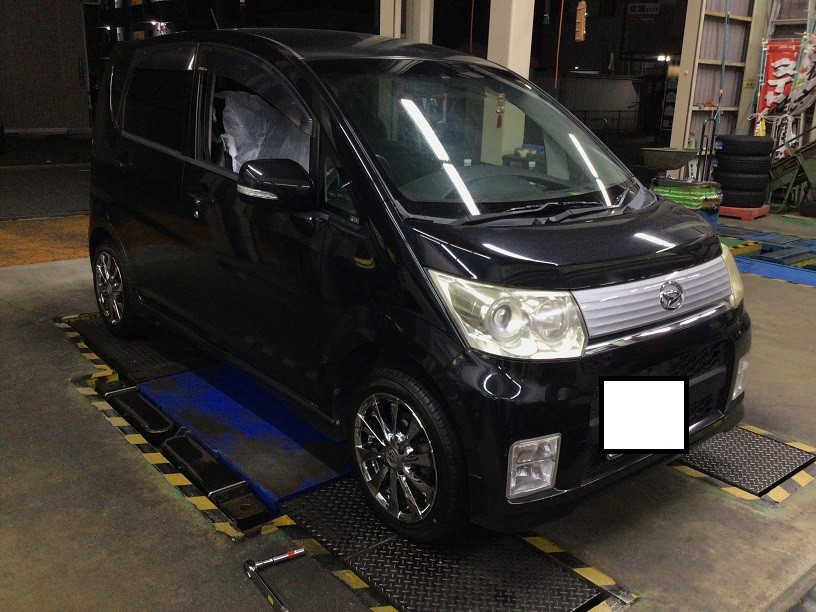 ダイハツ　ムーヴ　タイヤ交換　165/55R15