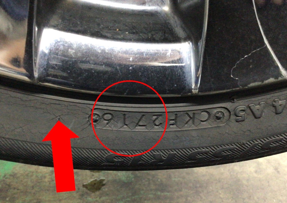 ダイハツ　ムーヴ　タイヤ交換　165/55R15
