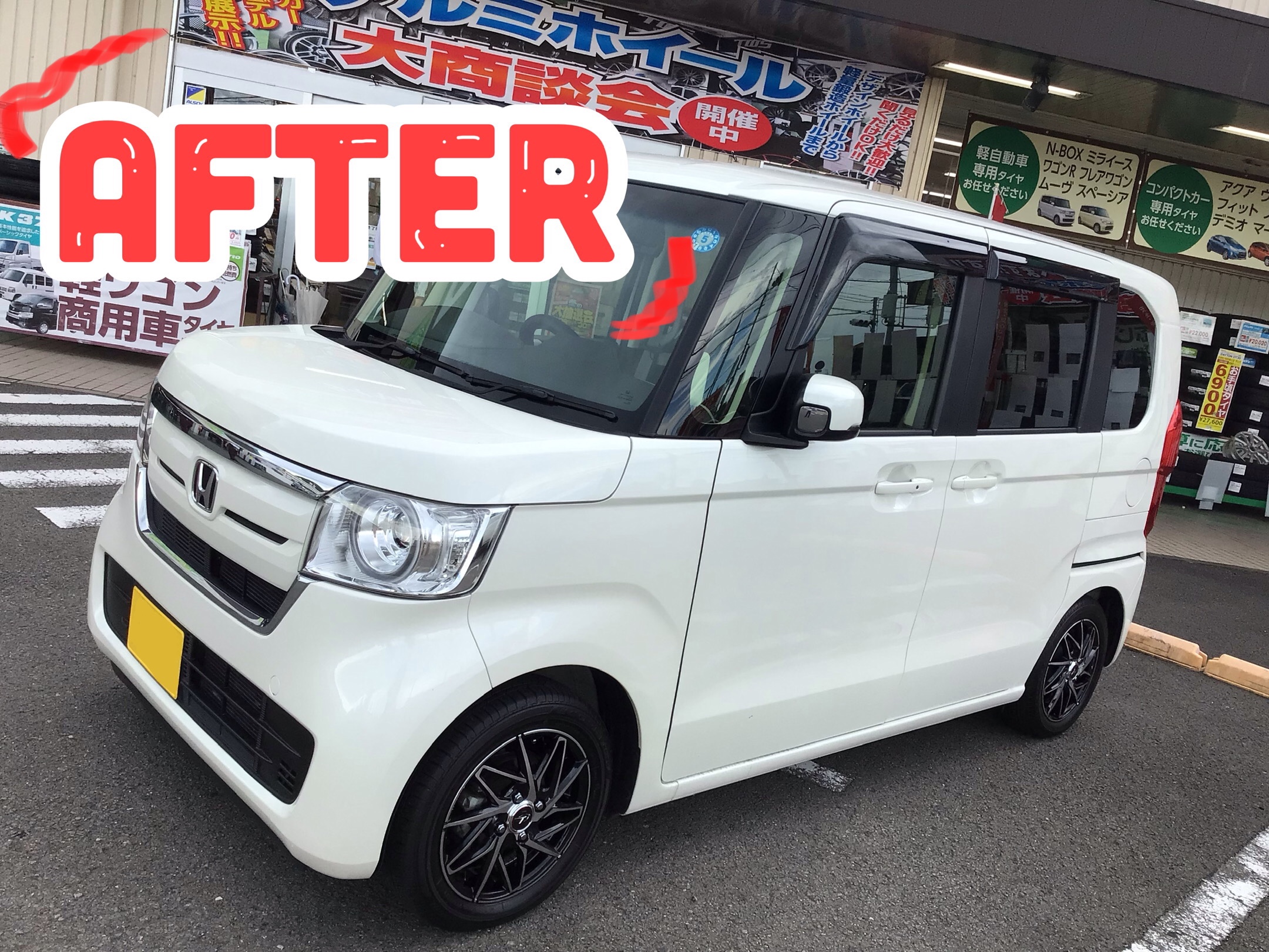 N-BOX 14インチホイール交換！！☆レオニスIT☆ | ホンダ N-BOX