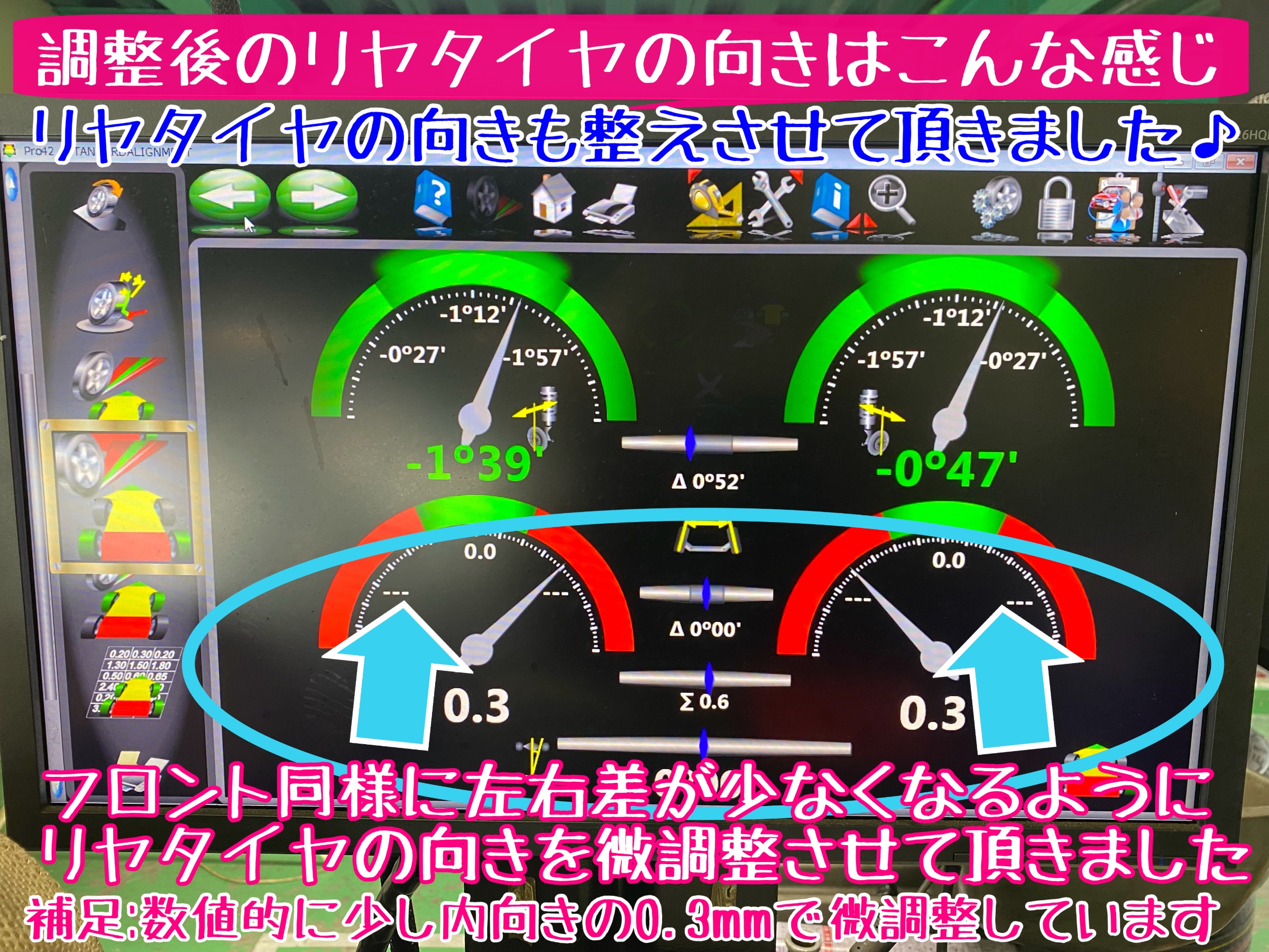 ブリヂストン　タイヤ館下松　タイヤ交換　アライメント調整　ホンダ　シビックハッチバック　FK7