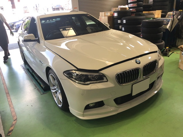 BMW F10 535i 低ダストブレーキパッド交換 ブレーキローター交換をしま 