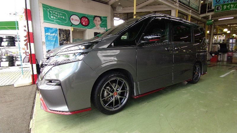 日産セレナNISMO】BBS RI-AとPOTENZA S007A取付け☆ | 店舗おススメ
